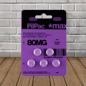 PilPac Max Strength 7-Hydroxy Tablets 80mg